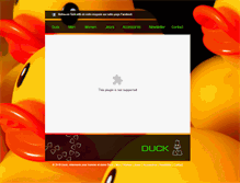 Tablet Screenshot of duck.be